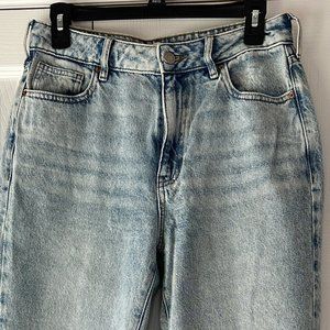 Mom Jeans Denim Acid Wash